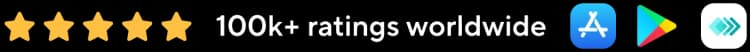 100k+ ratings worldwide